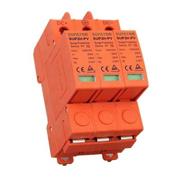 Parafoudre DC SUP2H1-PV 1000Vdc 3P 20-40KA