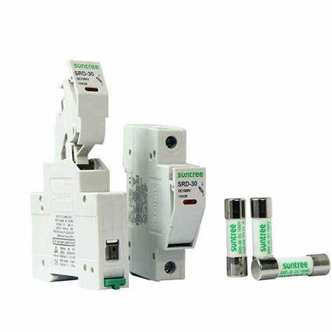 Fusible et Porte fusible Photovoltaïque DC 1000Vdc 20A